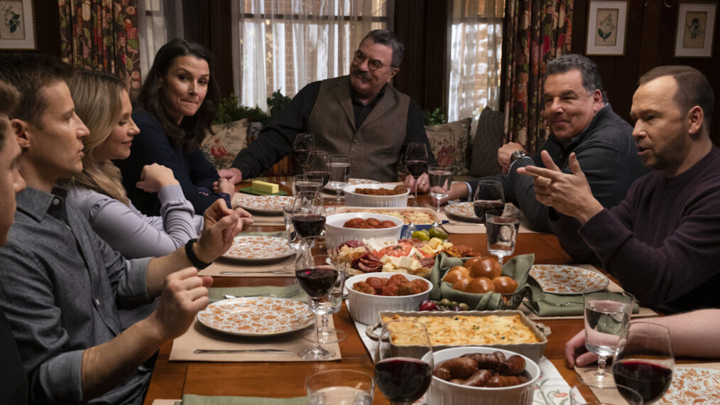 Will Estes, Bridget Moynahan, Tom Selleck, Donnie Wahlberg in Blue Bloods