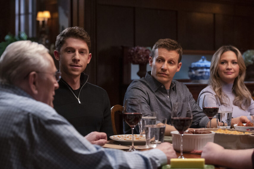 Will Hochman as Joe Hill, Will Estes as Jamie Reagan and Vanessa Ray as Officer Eddie Janko in Blue Bloods