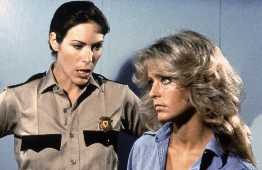 Charlie's Angels Mary Woronov and Farrah Fawcett 