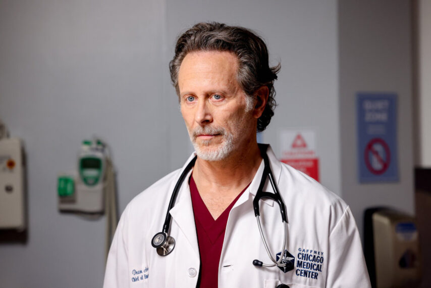 Steven Weber as Dr. Dean Archer in Chicago Med