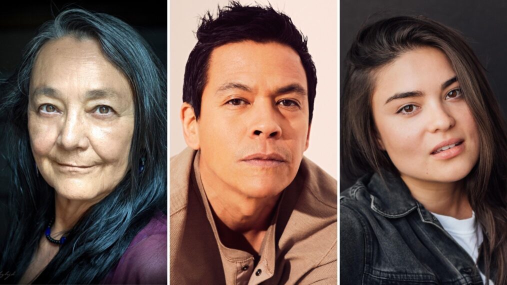 Echo cast Tantoo Cardinal, Chaske Spencer, and Devery Jacobs