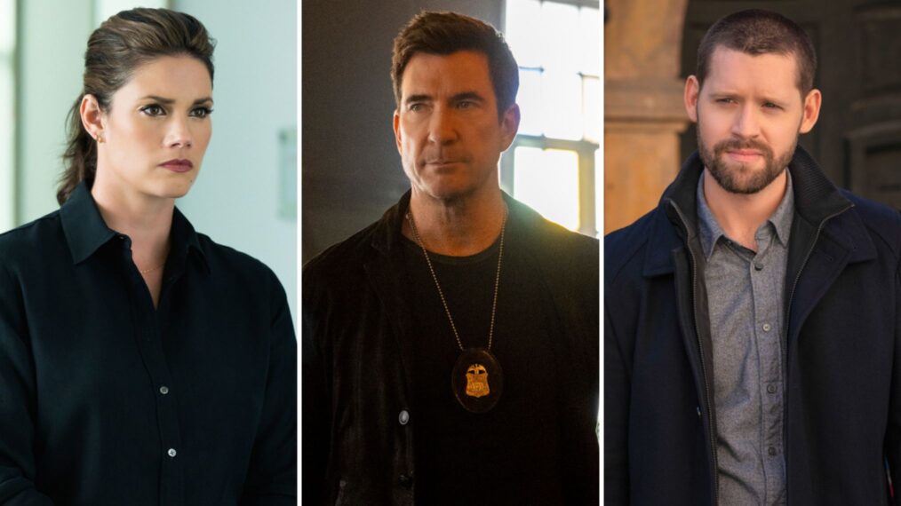 Missy Peregrym in FBI, Dylan McDermott in Most Wanted, Luke Kleintank in International