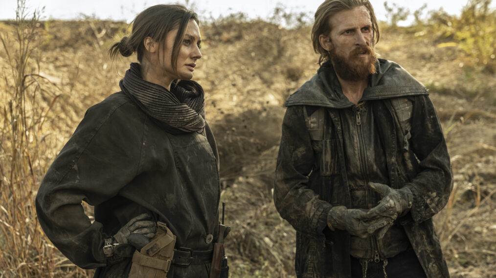 Fear the Walking Dead - Season 7, Episode 13 - Christine Evangelista as Sherry and Austin Amelio as Dwight