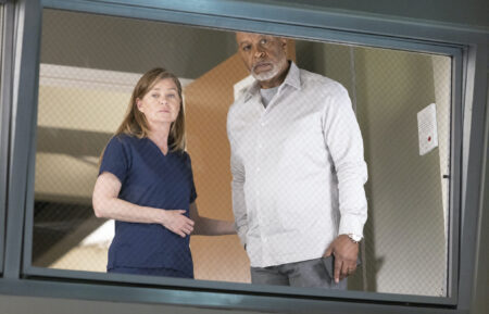 Grey's Anatomy - Ellen Pompeo and James Pickens Jr.