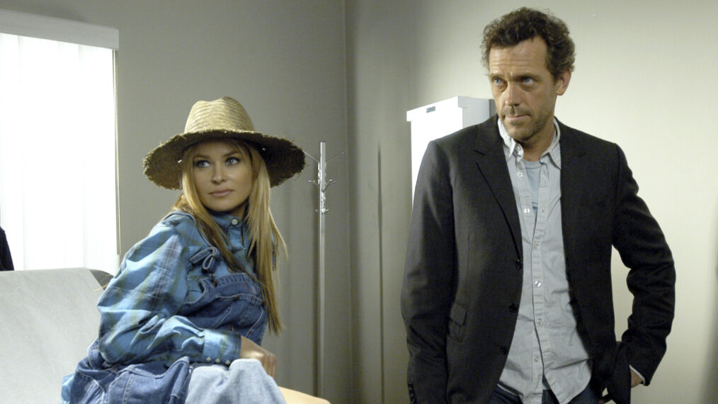 Carmen Electra and Hugh Laurie in House
