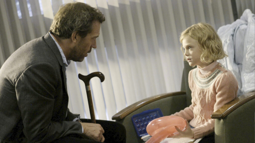 House - Hugh Laurie and Elle Fanning