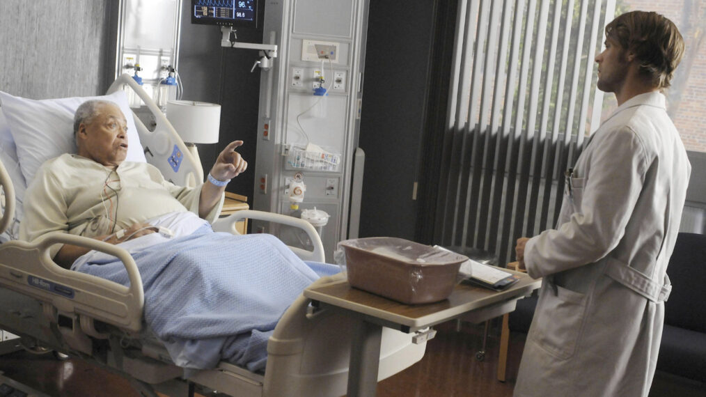 James Earl Jones and Jesse Spencer in House