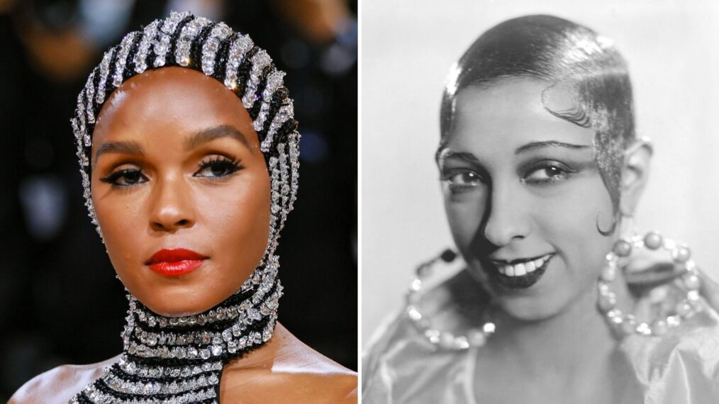 Janelle Monáe (L) and Josephine Baker (R)