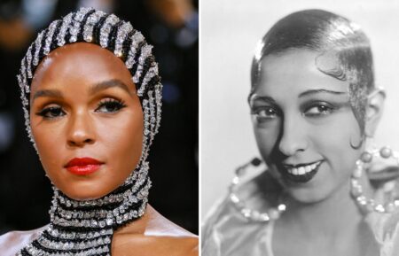 Janelle Monáe (L) and Josephine Baker (R)