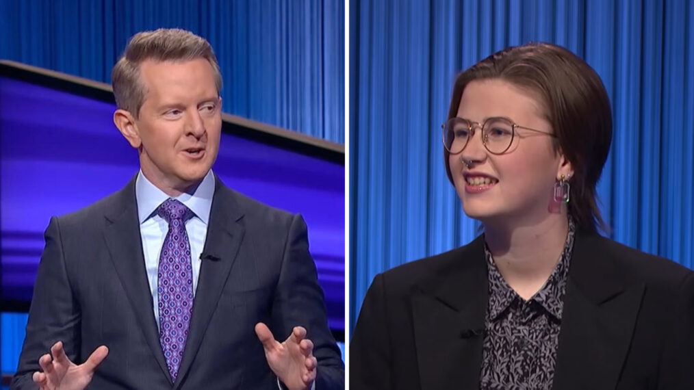 Ken Jennings and Mattea Roach