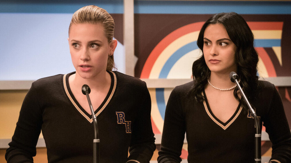 Lili Reinhart and Camila Mendes in Riverdale