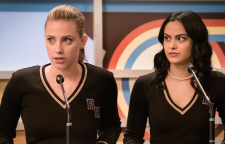 Lili Reinhart and Camila Mendes in Riverdale