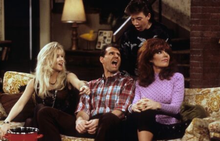 Ed O'Neill, Katey Sagal, Christina Applegate, and David Faustino in Married... With Children