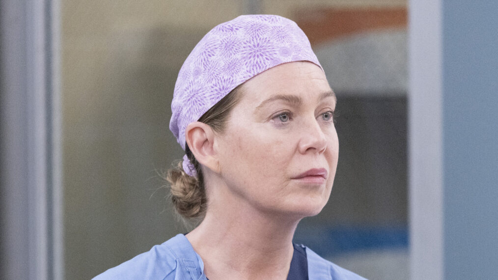 Ellen Pompeo as Meredith in Grey's Anatomy