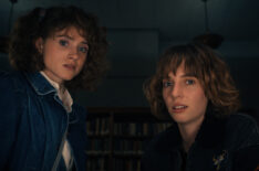 Natalia Dyer and Maya Hawke in Stranger Things 4