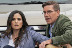 Katrina Law as NCIS Special Agent Jessica Knight and Brian Dietzen as Jimmy Palmer in NCIS