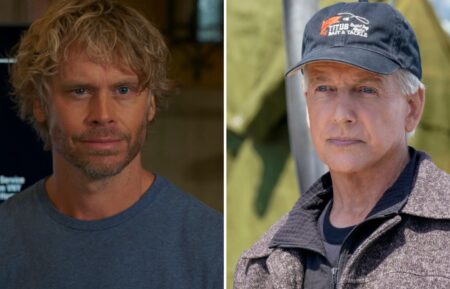 Eric Christian Olsen in NCIS LA, Mark Harmon in NCIS