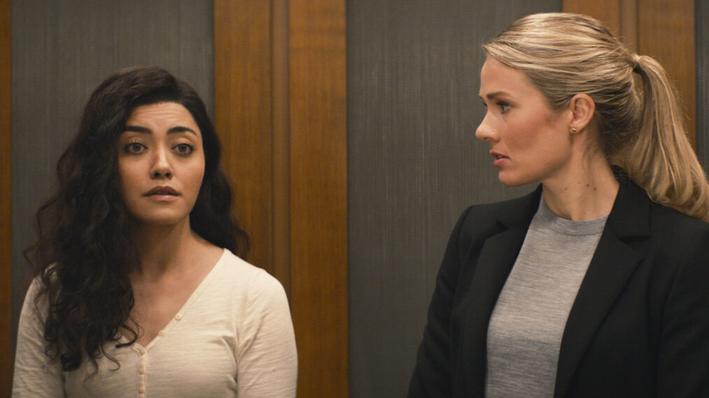 Yasmine Al-Bustami as Lucy Tara and Tori Anderson as Kate Whistler in NCIS Hawaii