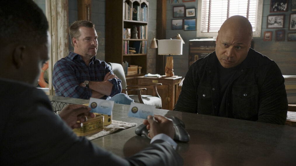 Chris O'Donnell as Callen, LL Cool J as Sam in NCIS Los Angeles