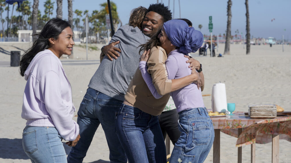 Eric Christian Olsen, Caleb Castille, Daniela Ruah, Medalion Rahimi in NCIS: Los Angeles