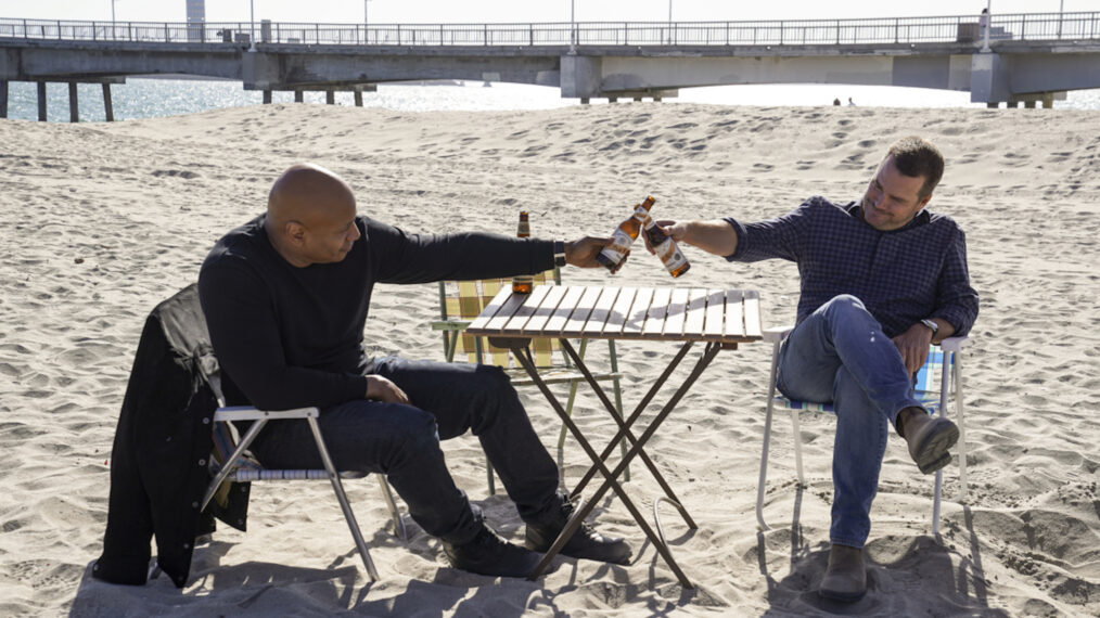 LL Cool J as Sam, Chris O'Donnell as Callen in NCIS Los Angeles