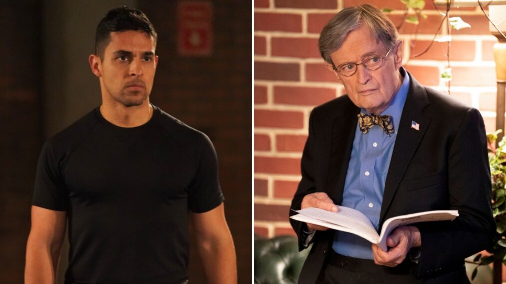 Wilmer Valderrama as Torres, David McCallum as Ducky in NCIS