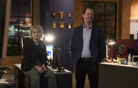 Cay Ryan Murray as Teagan Fields and Sean Murray as Special Agent Timothy McGee in NCIS