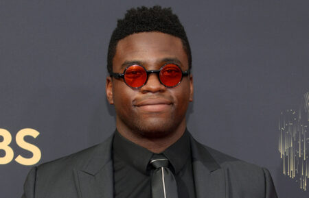 Okieriete Onaodowan attends the 73rd Primetime Emmy Awards