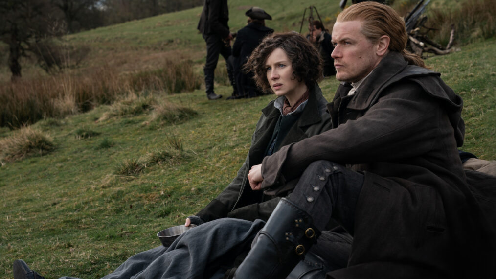 Outlander Season 6 Caitriona Balfe and Sam Heughan