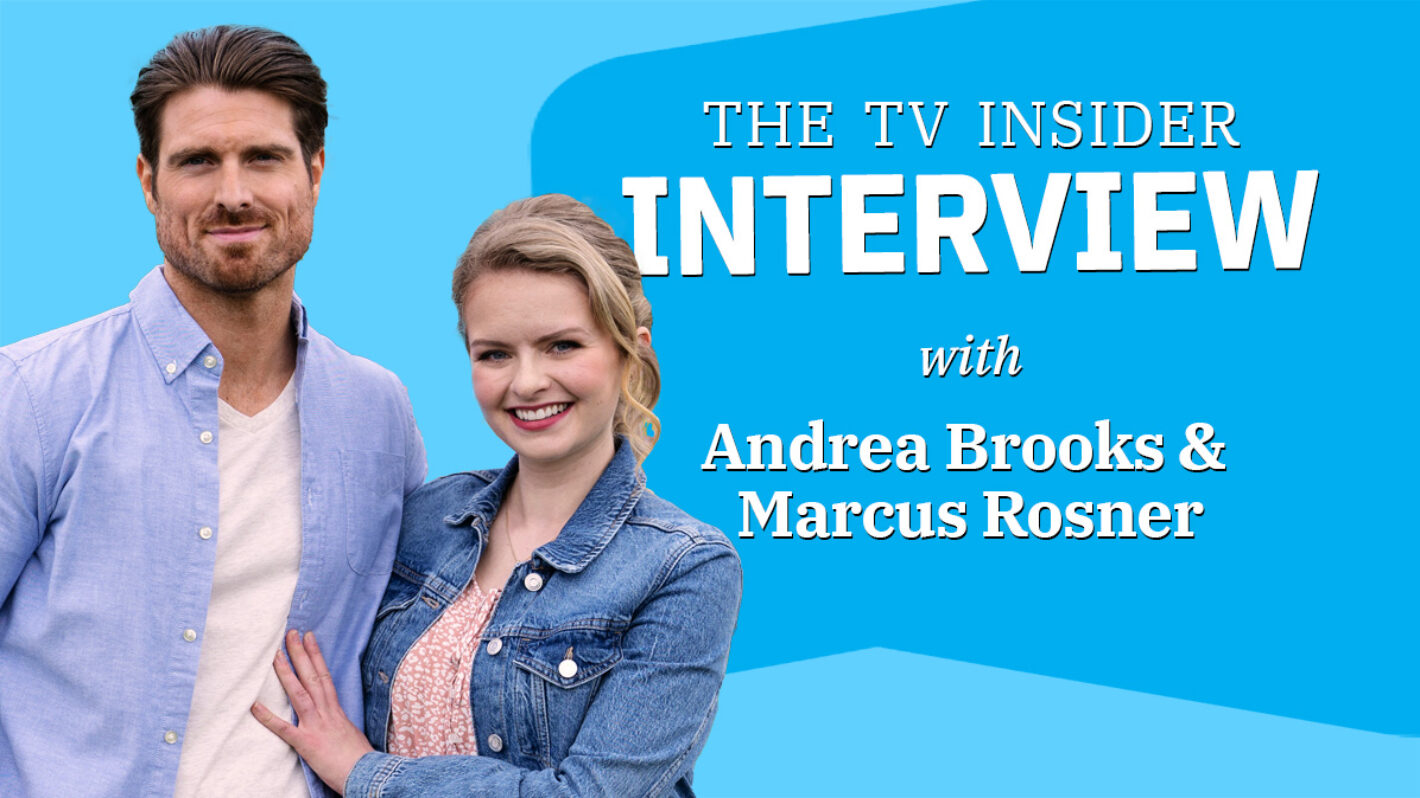 Marcus Rosner and Andrea Brooks 'Romance to the Rescue' TV Insider Interview cover