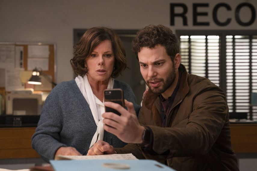 Marcia Gay Harden, Skylar Astin in So Help Me Todd