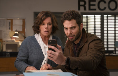 Marcia Gay Harden, Skylar Astin in So Help Me Todd