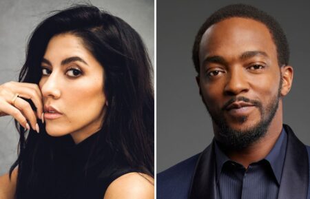 Stephanie Beatriz (L) and Anthony Mackie (R)