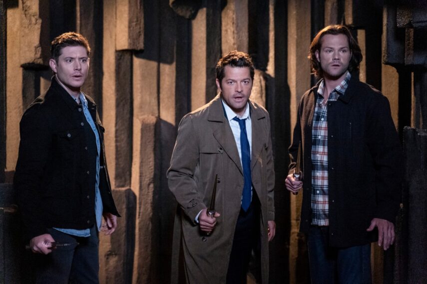 Jensen Ackles, Misha Collins, Jared Padalecki in Supernatural