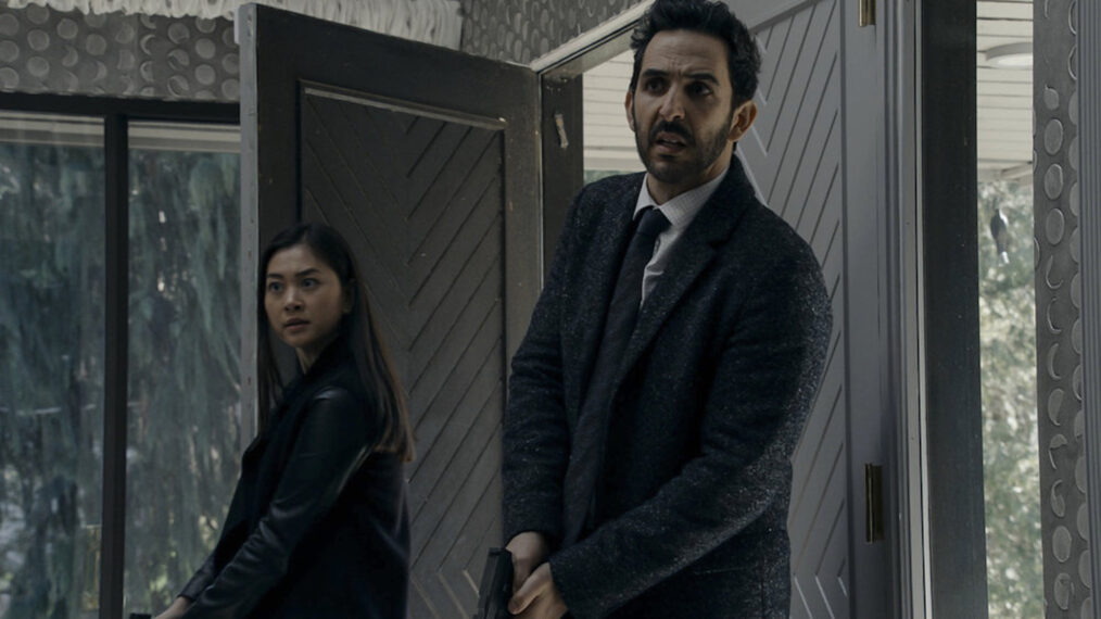 Laura Sohn as Alina Park, Amir Arison as Aram Mojtabai in The Blacklist