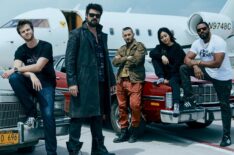 The Boys Season 3 cast - Jack Quaid, Karl Urban, Tomer Capone, Karen Fukuhara, Laz Alonso