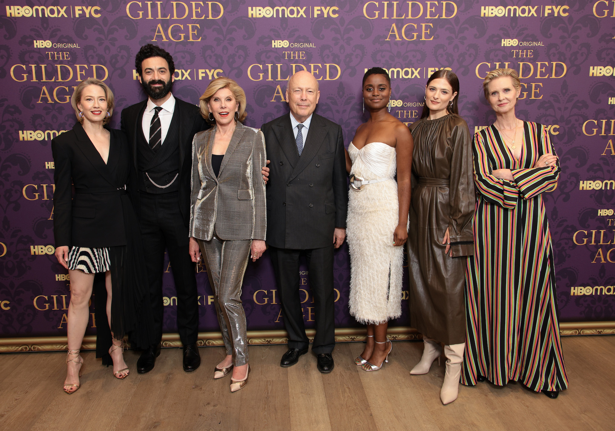 The Gilded Age cast and Julian Fellowes