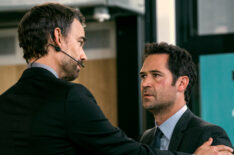 Christopher Gorham as Trevor Elliot, Manuel Garcia-Rulfo as Mickey Haller in The Lincoln Lawyer