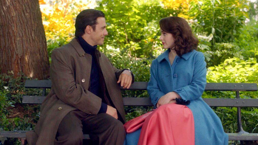 The Marvelous Mrs. Maisel Season 4 - Milo Ventimiglia and Rachel Brosnahan