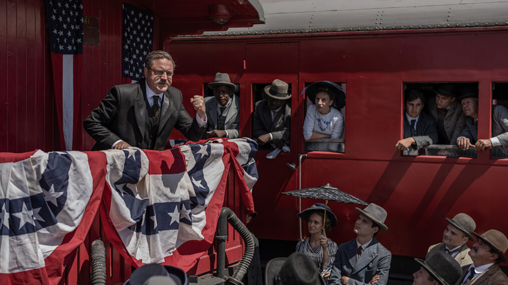 Rufus Jones as Teddy Roosevelt in Theodore Roosevelt on the History Channel