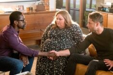 Sterling K. Brown, Chrissy Metz, and Justin Hartley in This Is Us Season 6