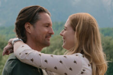 Martin Henderson as Jack Sheridan, Alexandra Breckenridge as Mel Monroe in Virgin River