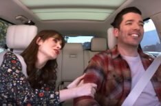 Zooey Deschanel and Jonathan Scott in Carpool Karaoke