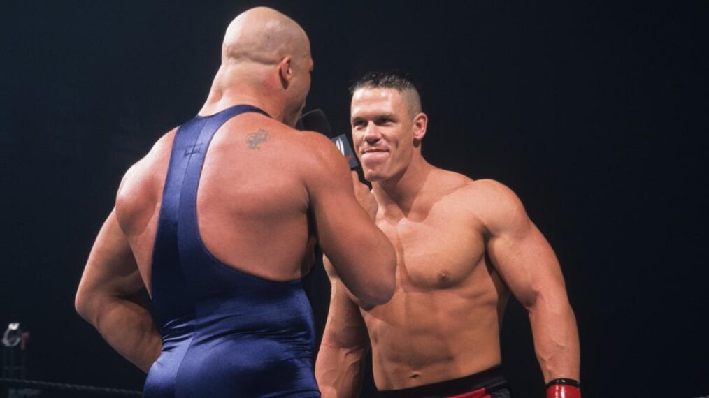 Kurt Angle and John Cena