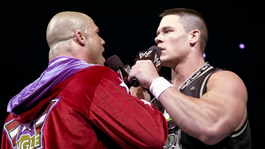 Kurt Angle John Cena WWE