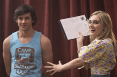 Matt Cornett and Meg Donnelly in High School Musical: The Musical: The Series - Season 3