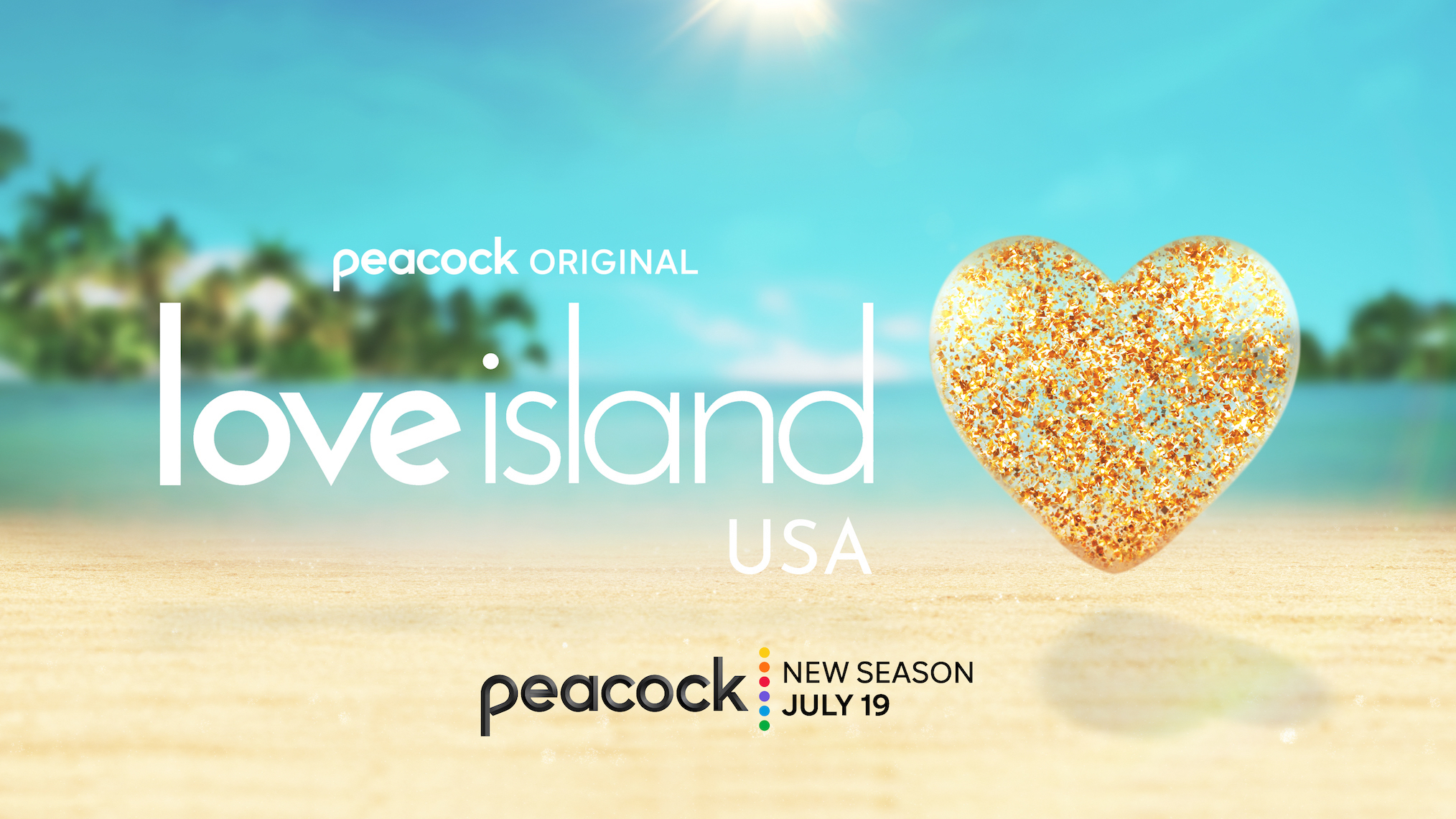 Peacock Love Island: USA logo
