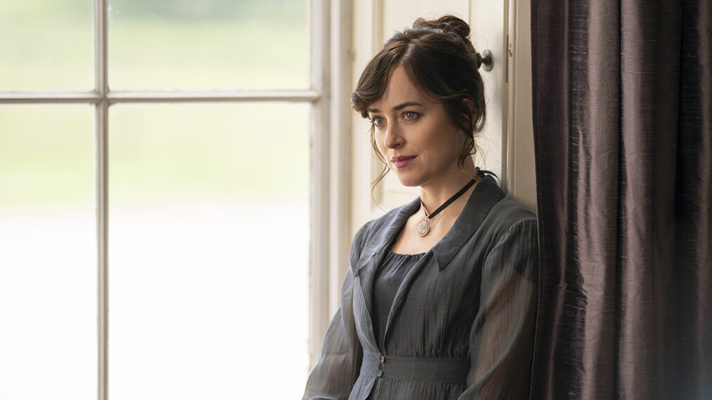 Dakota Johnson in Persuasion on Netflix