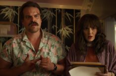 Stranger Things - David Harbour and Winona Ryder