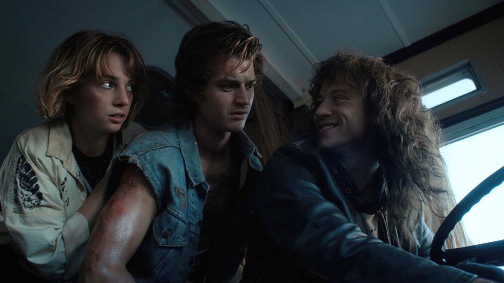 Stranger Things, Season 4 - Maya Hawke, Joe Keery, Joseph Quinn